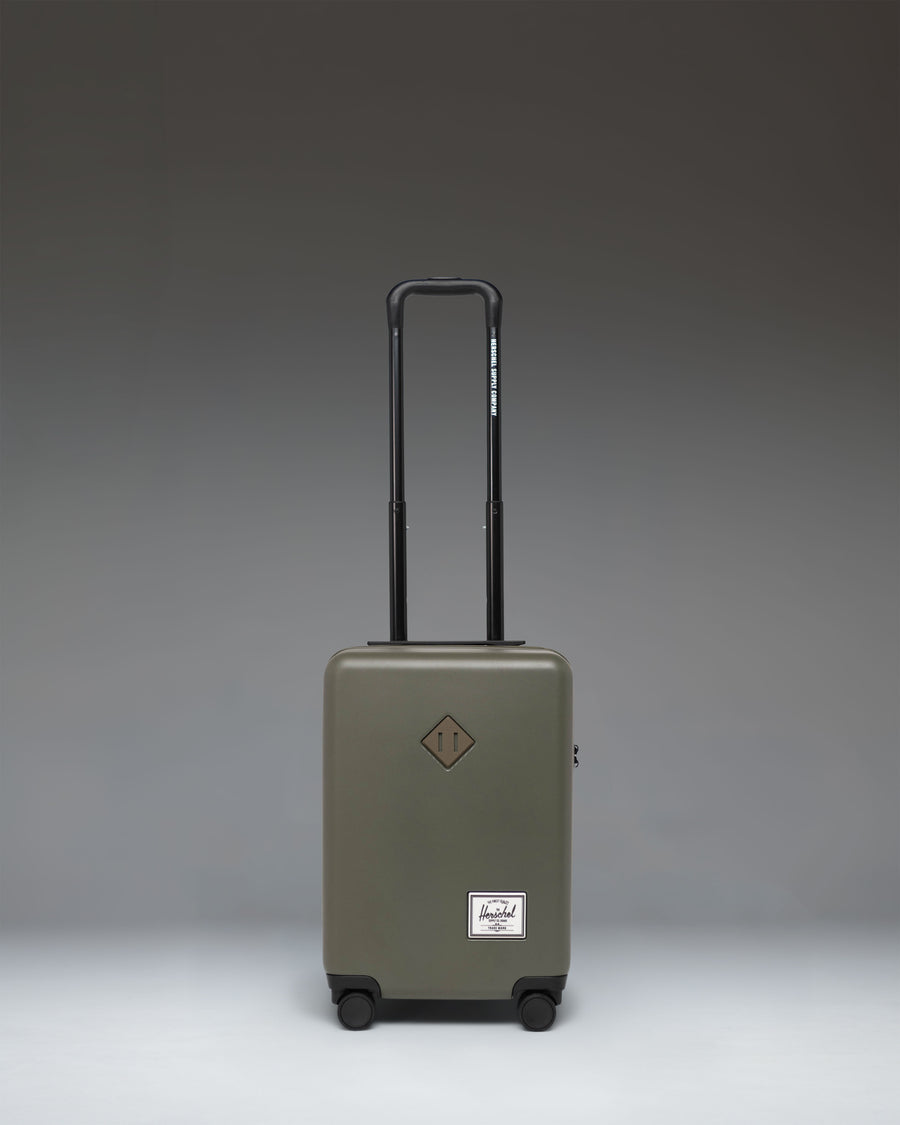 Herschel Heritage Hardshell Carry On Luggage in Ivy Green.