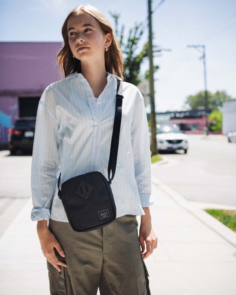 Herschel Heritage Crossbody bag shown in all available color options.