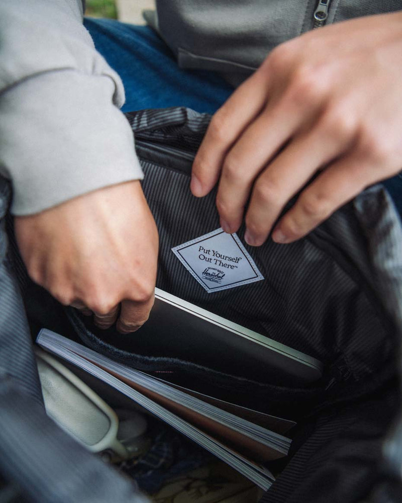 Herschel Retreat Backpack displayed in a variety of available colors.