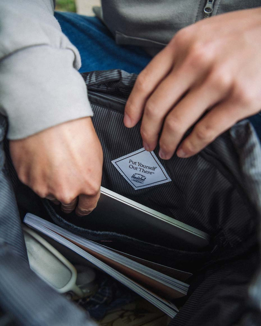Herschel Retreat Backpack displayed in a variety of available colors.