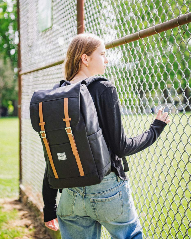 Herschel Retreat Backpack showing all available color options.