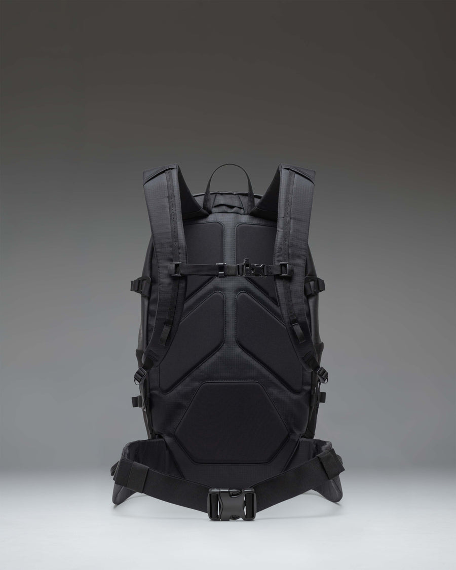 Herschel Supply Co. All Season 29L Backpack in black with multi-functional features for outdoor use.