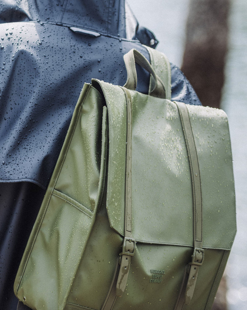 Herschel Survey backpack color swatches grid displaying a variety of available color options for the bag.