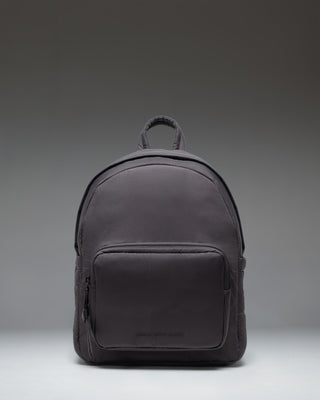Herschel Supply Co. Cloudform Backpack in black, shown from the front, highlighting its clean design and durable construction.