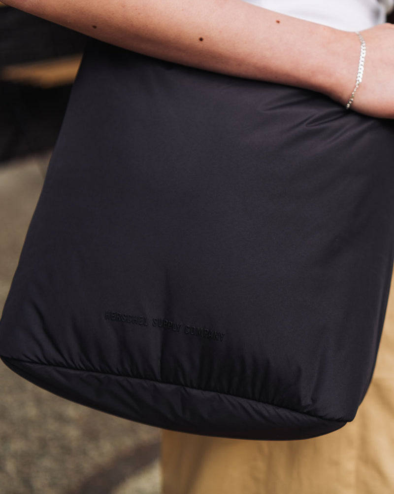 Herschel Supply Co. Cloudform Small Tote bag featuring a minimalist, padded design with soft top handles.