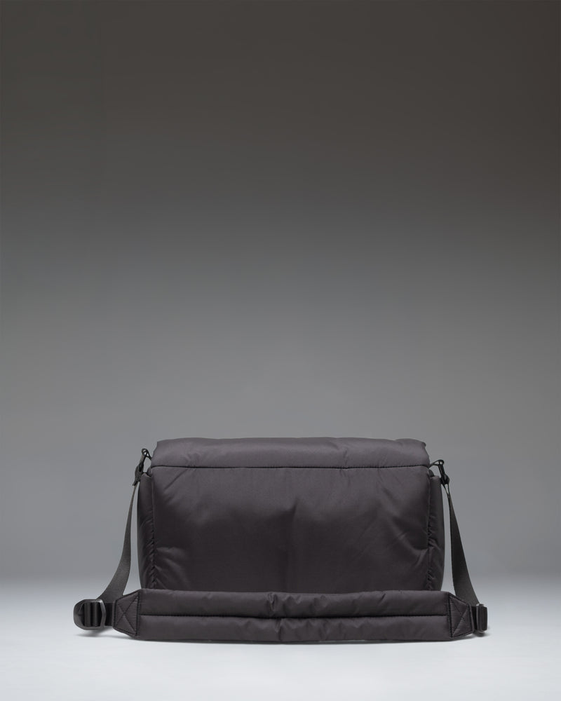 Herschel Supply Co. Cloudform Crossbody bag in black, showing an alternative detailed view.