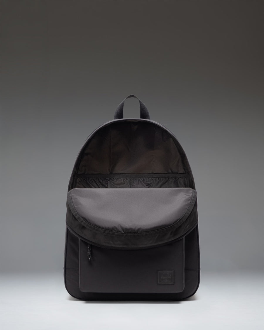 Herschel Supply Co. Herschel Classic XL Backpack in solid black, showcasing its spacious design and timeless style for everyday use.