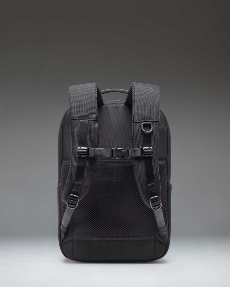 Herschel Supply Co. Kaslo Daypack Tech Cordura in black, showing a durable, modern backpack designed for tech and daily essentials.