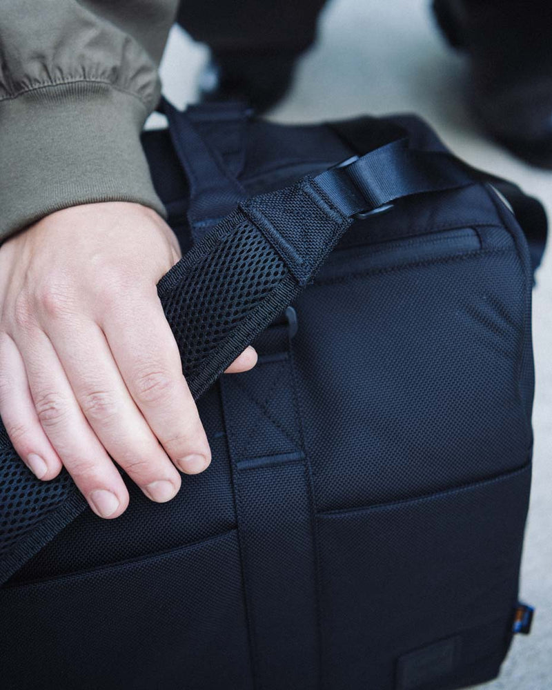 Herschel Supply Co. Novel Duffle Tech Cordura bag showing multiple color options.