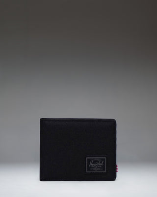 Herschel Supply Co. Roy Wallet in Black Tonal, showing the classic bi-fold design.