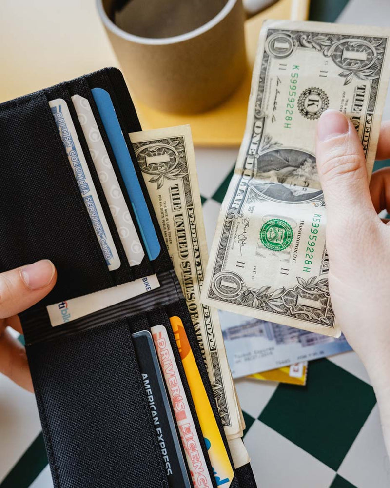 Herschel Supply Co. Roy Wallet in multiple colors displayed in a grid pattern.