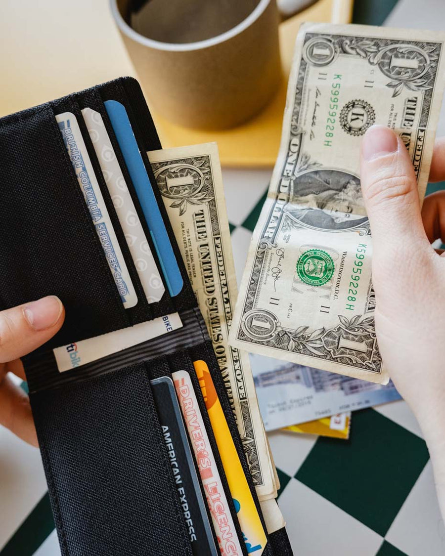 Herschel Supply Co. Roy Wallet in multiple colors displayed in a grid pattern.