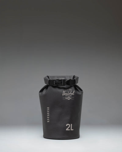 Herschel Supply Co. Dry Bag Organizer 2L in Black, a compact water-resistant accessory bag.
