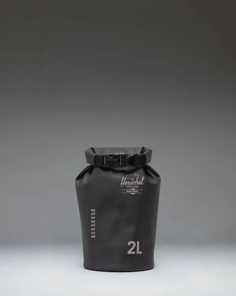 Herschel Supply Co. Dry Bag Organizer 2L in Black, a compact water-resistant accessory bag.
