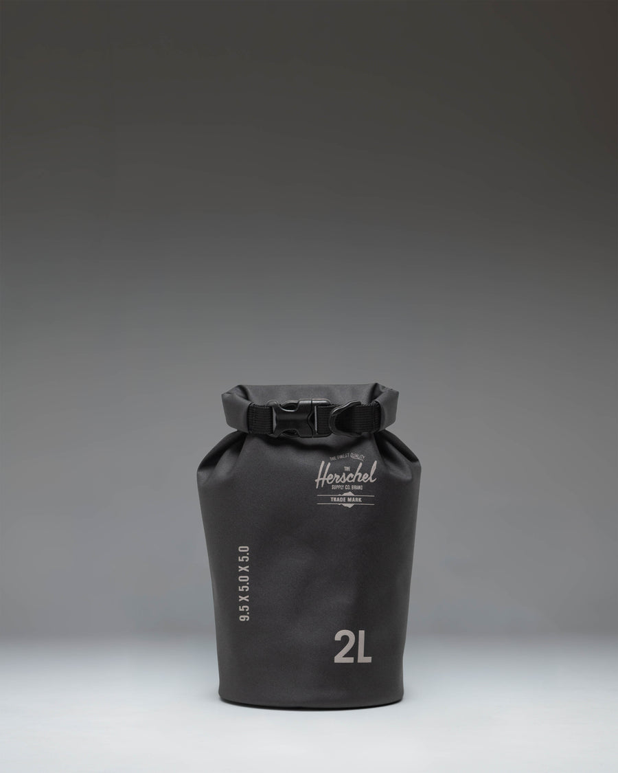 Herschel Supply Co. Dry Bag Organizer 2L in Black, a compact water-resistant accessory bag.