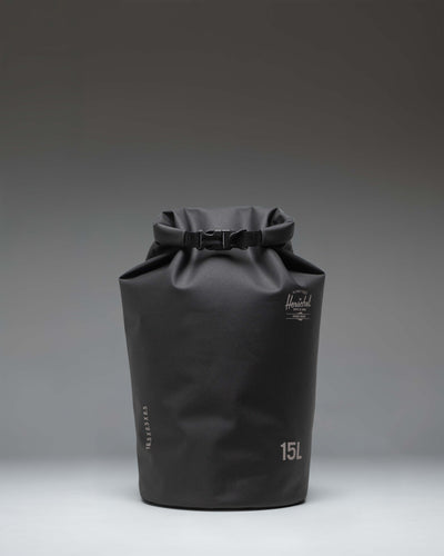Black Herschel Supply Co. Dry Bag Organizer 15L waterproof storage bag.