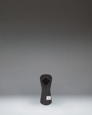 Black Herschel Heritage Hybrid Head Cover for golf clubs, showcasing its classic design and diamond accent.