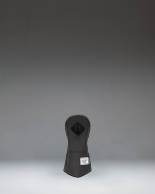 Black Herschel Heritage Fairway Wood Head Cover featuring a classic design with a rubber diamond detail and a soft fleece-lined interior.