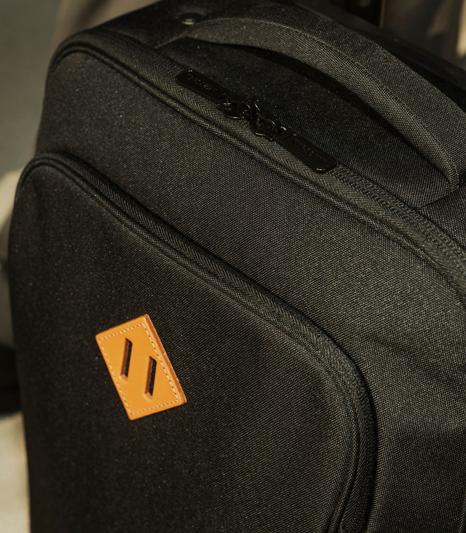 Herschel Heritage Softshell Large CarryOn Luggage showcasing its durable exterior design and features.