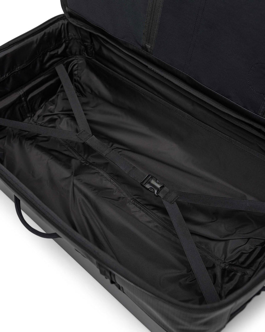 All Season Hybrid Roller Bag size guide chart. Large Carry On (41L): 21.75x13.75x9.5". Large (96L): 30.5x16.5x13".