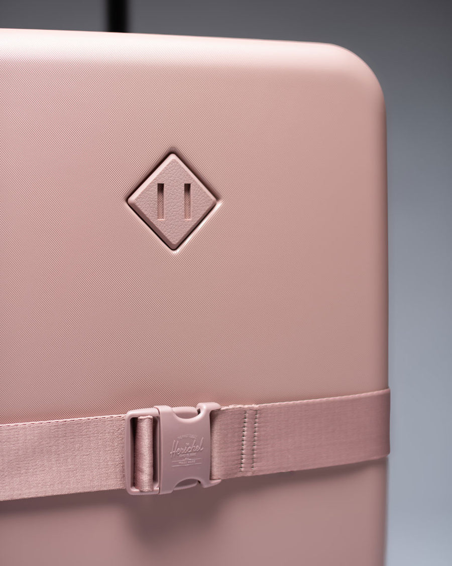 Herschel Heritage Hardshell Large Carry On Expandable luggage displayed in a variety of available colors.