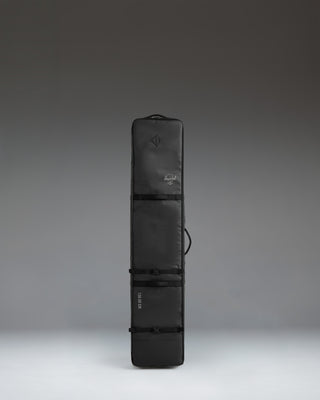 Herschel Supply Co. Snow Roller Bag 158cm in black, featuring a sleek, durable design for transporting snowboard or ski gear.