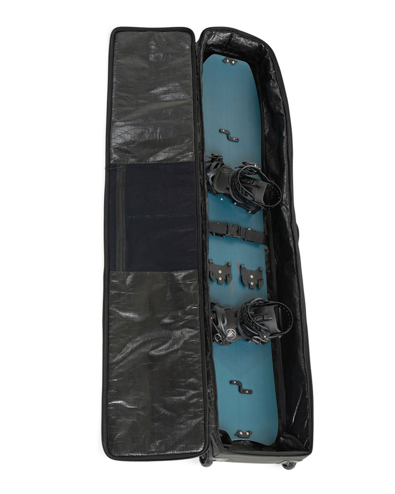 Herschel Snow Roller Bag size guide chart. Internal dimensions: 158cm 61.5"x12.25"x5.75", 168cm 65.75"x12.25"x5.75", 188cm 73.5"x12.25"x5.75".