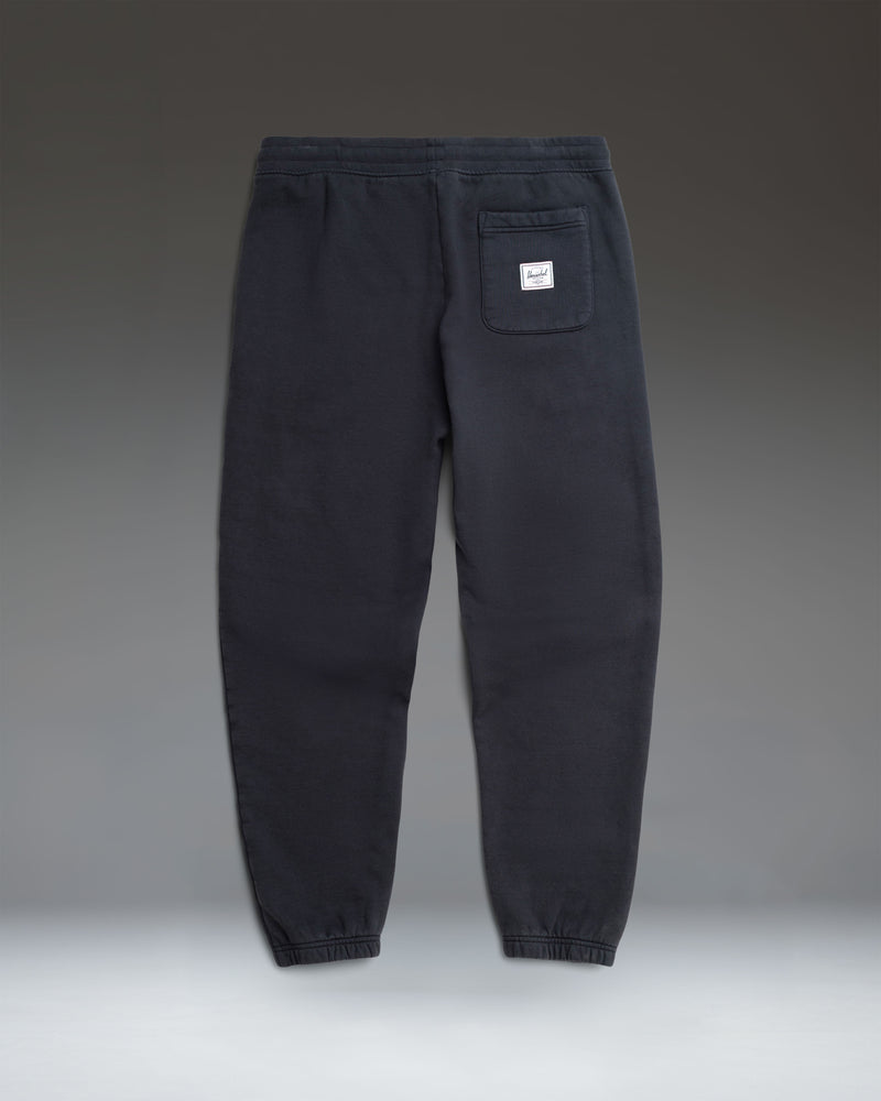 Men's sweatpants size guide chart. Waist: S 30-32, M 32-34, L 34-36, XL 36-38, XXL 38-40. Inseam: 31 inches for all sizes.