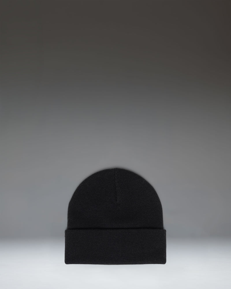 Herschel Supply Co Elmer Toddler Beanie in black, suitable for ages 1–3 years.