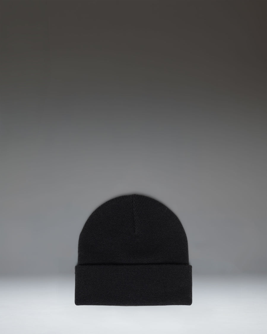Herschel Supply Co Elmer Toddler Beanie in black, suitable for ages 1–3 years.