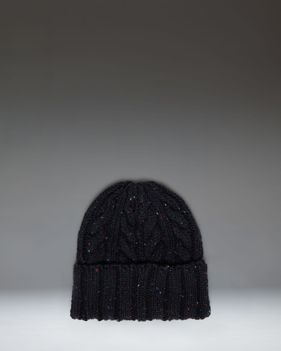 Herschel Supply Co. Ellis Cable Beanie in Black Marled.