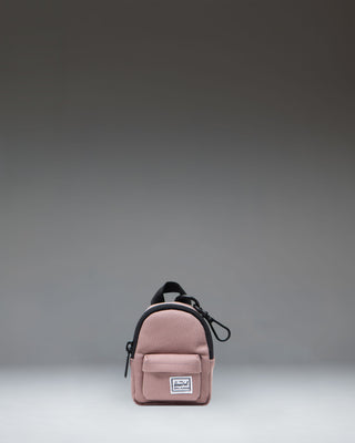 Herschel Classic Backpack Bag Charm in Ash Rose pink.