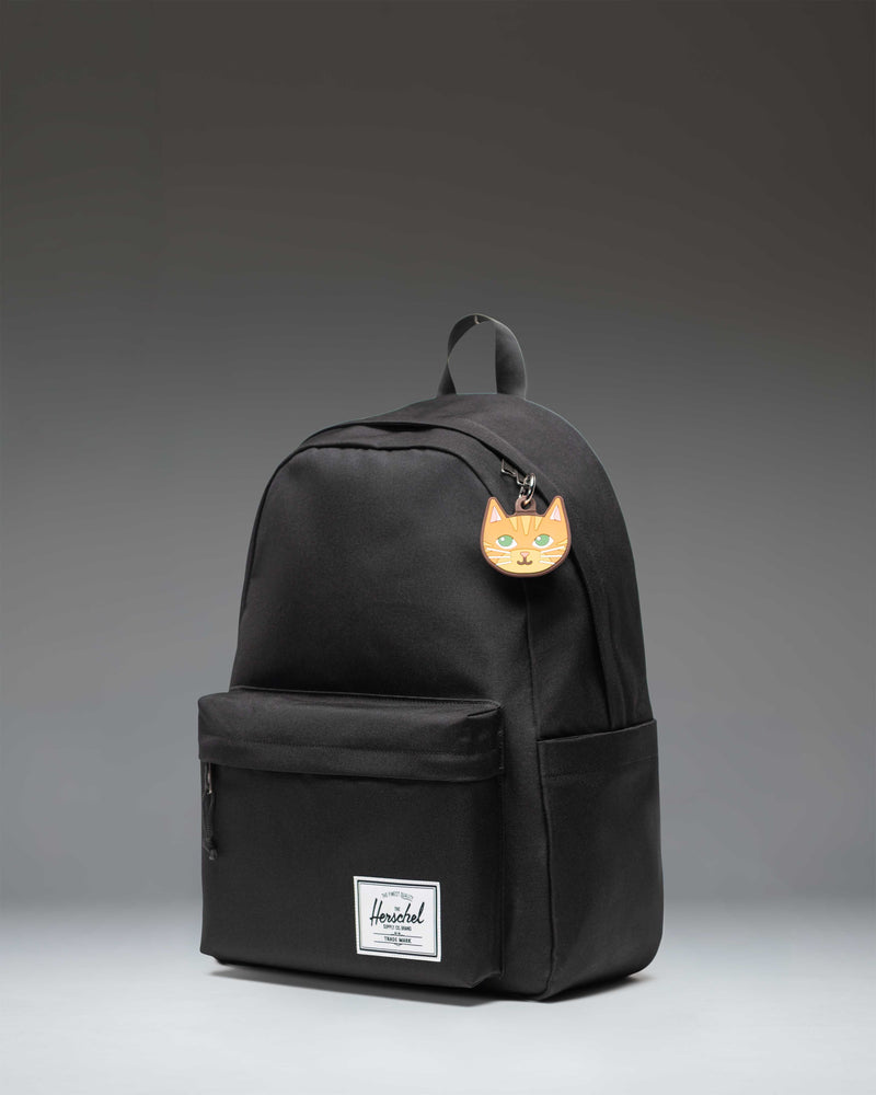 Herschel Cat Bag Charm in Orange Cat.