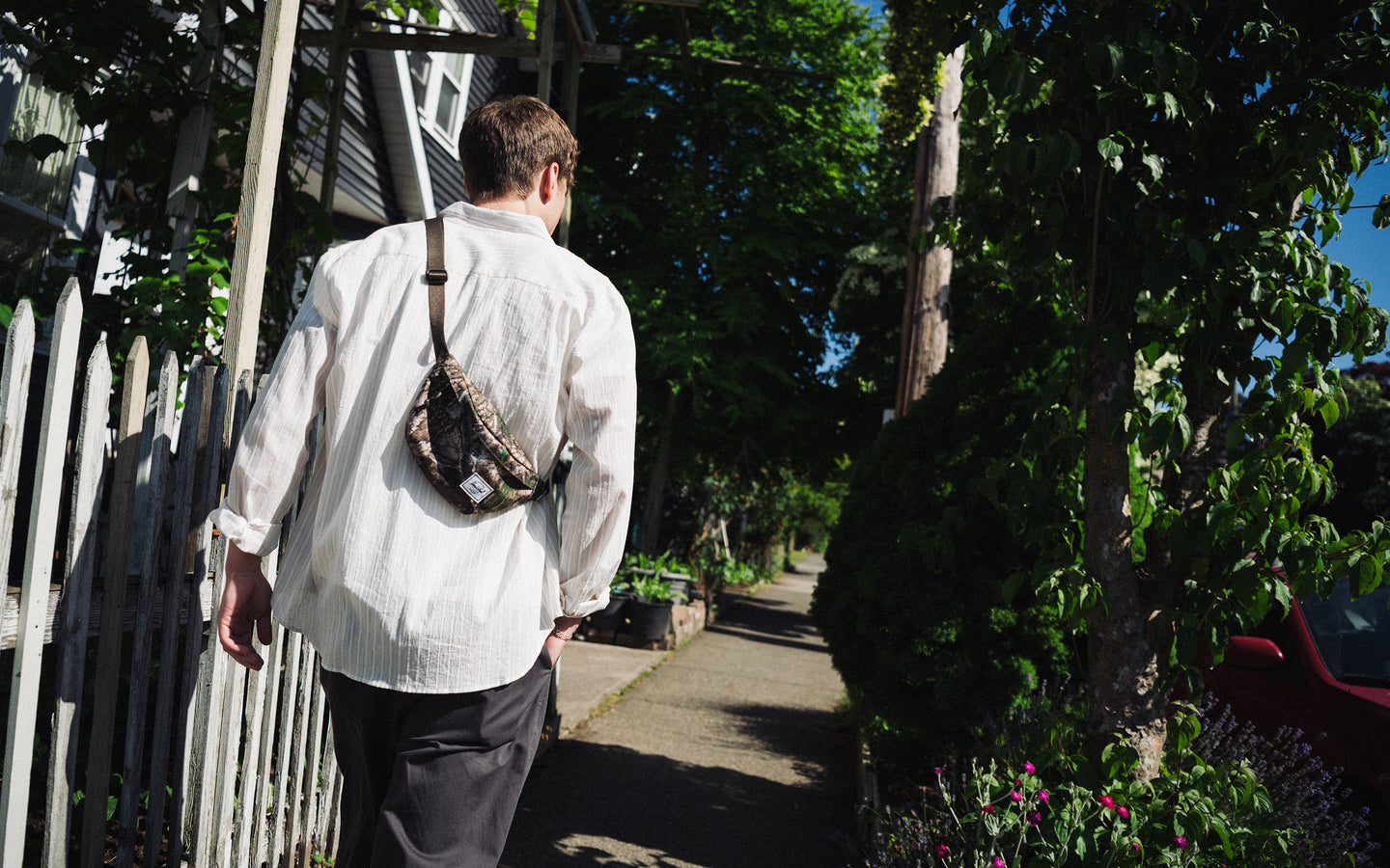 Realtree Herschel Classic Hip Pack in Realtree APX Camo pattern.