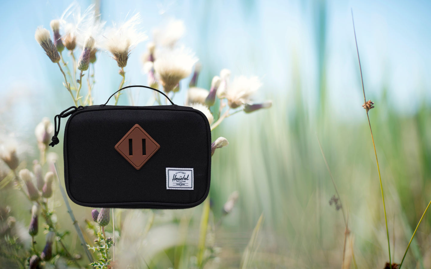 Black Herschel Heritage Pencil Case Little Herschel in black.