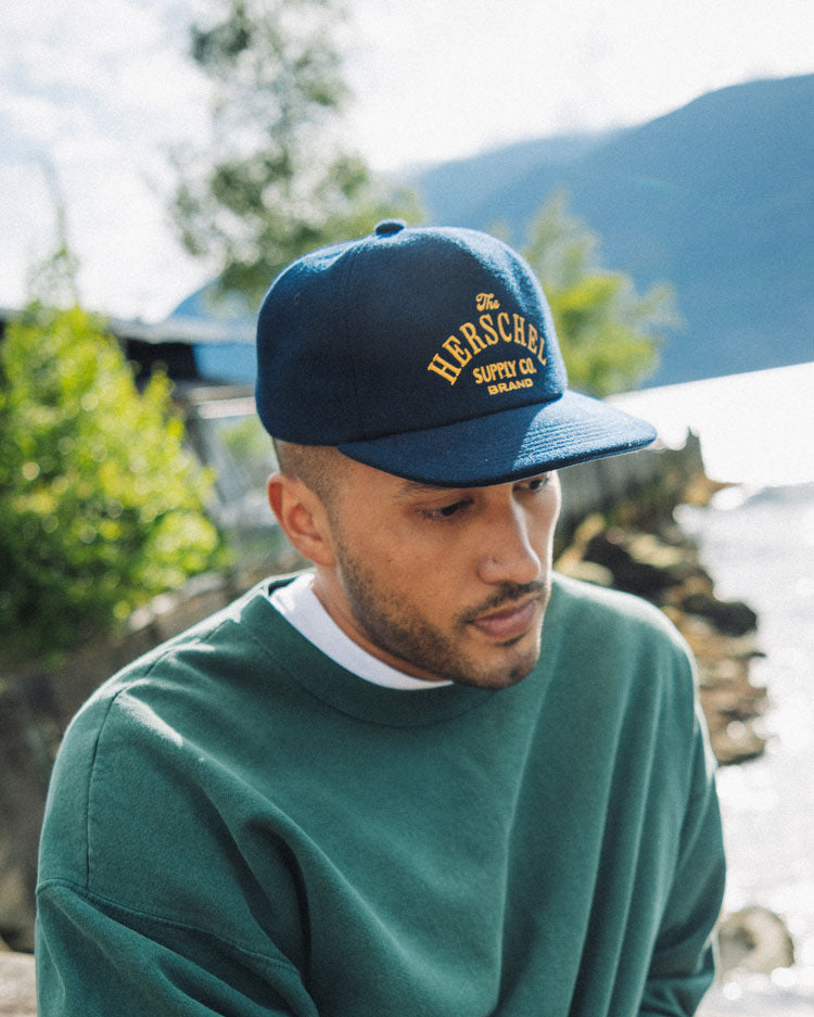Herschel Supply Co. Scout Heritage Cap in Darkest Navy.