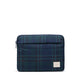 Tartan Plaid Black Iris