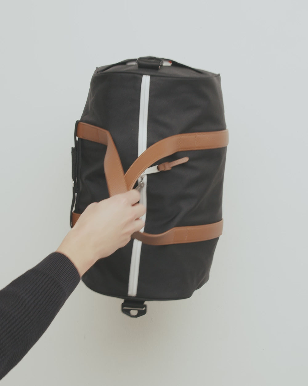 Herschel Supply Co. Herschel Novel Carry On Duffle bag in all colors shown in a video loop.