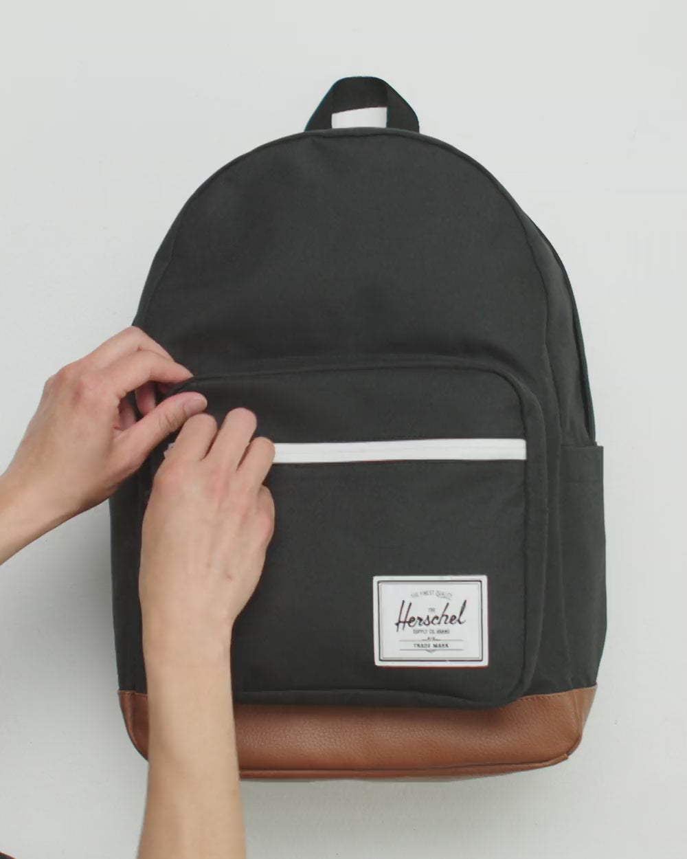 Herschel Supply Co. Pop Quiz Backpack displayed in multiple colors to showcase the available design options.