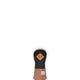 Black/Saddle Brown