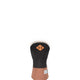Black/Saddle Brown